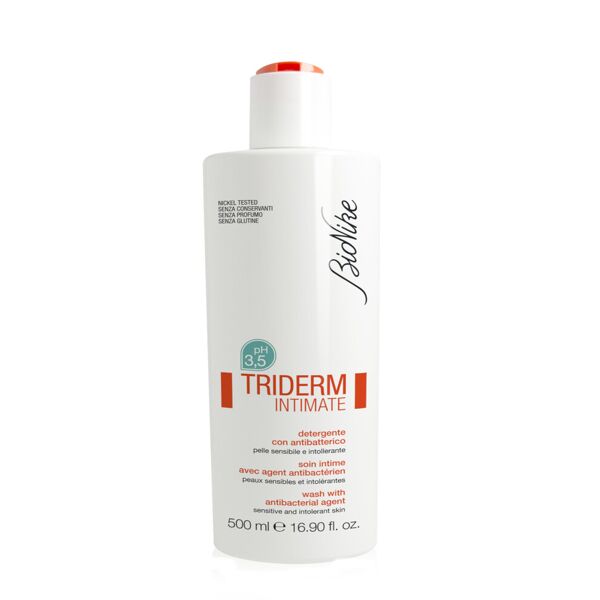 bionike triderm - intimate ph3,5 detergente con antibatterico 500ml
