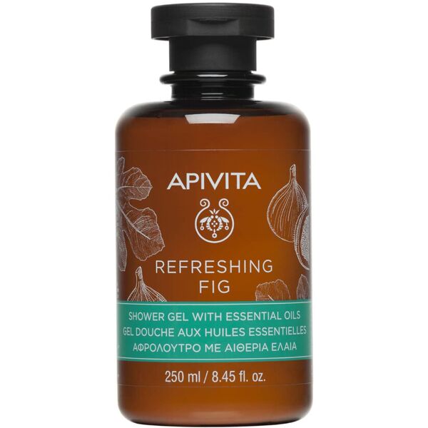 apivita refreshing fig shower gel 250 ml