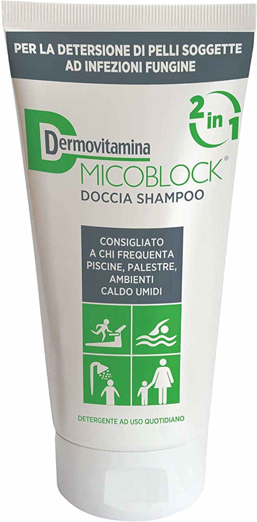 dermovitamina micoblock doccia shampoo 2 in 1 200ml