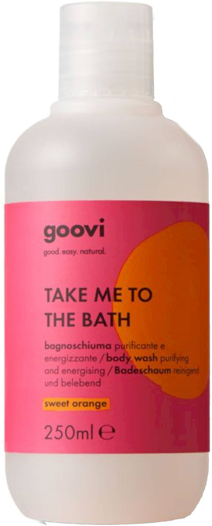 goovi take me to the bath - bagnoschiuma purificante + energizzante 250ml