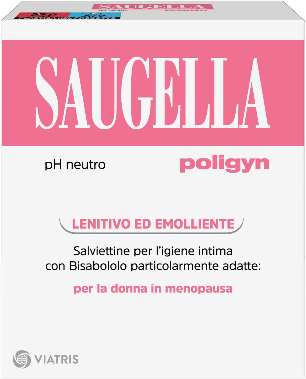 saugella ph neutro poligyn 10 salviettine detergenti