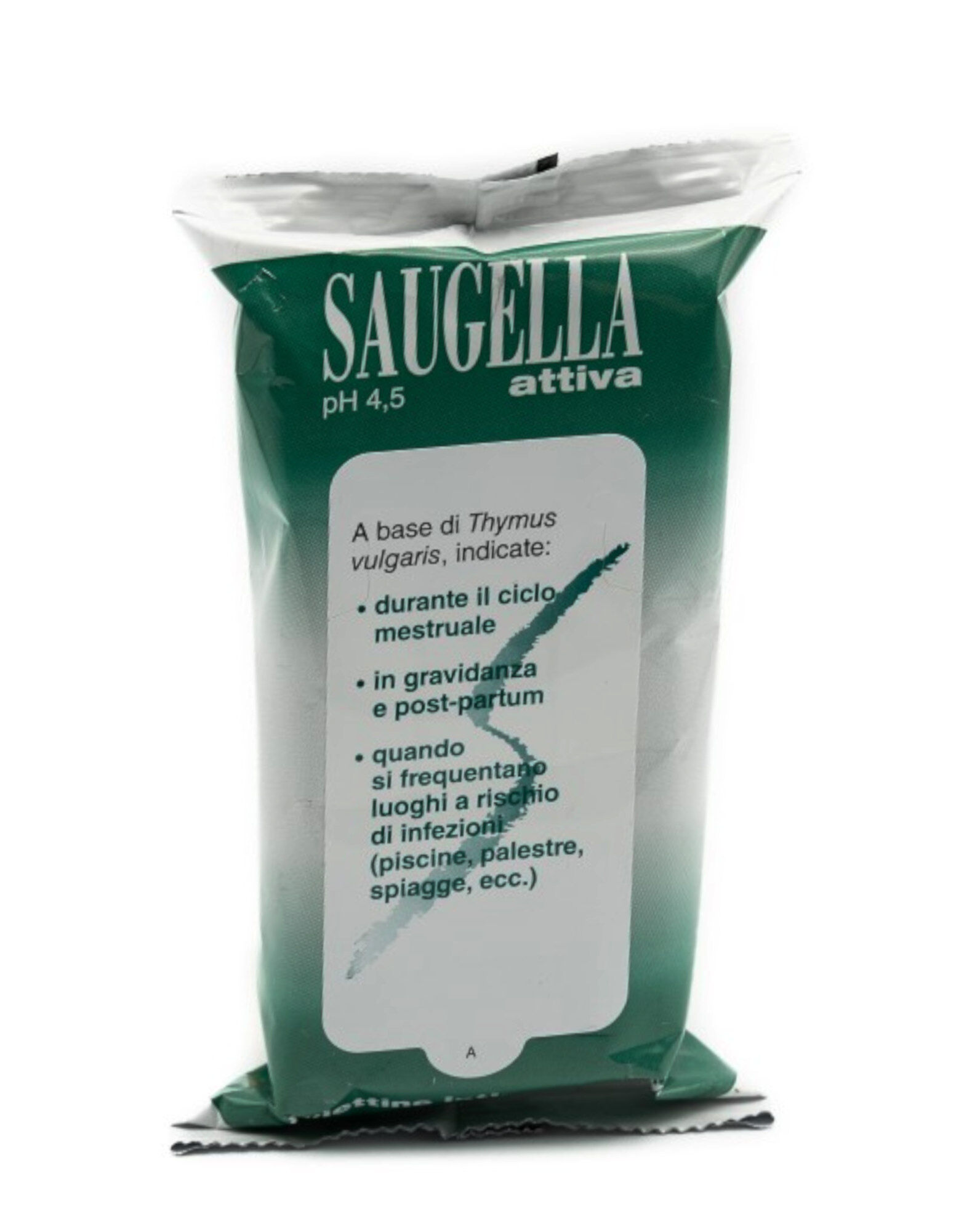 Saugella Ph 4,5 Attiva Salviettine Intime Detergenti 15 Salviettine