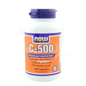 NOW FOODS C-500 Calcium Ascorbate-C 100 Capsule