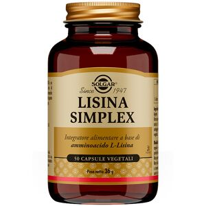 SOLGAR Lisina Simplex 50 Capsule Vegetali