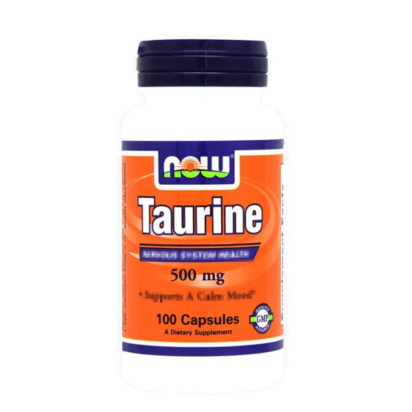 now foods taurine 500mg 100 capsule