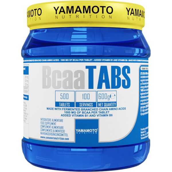 yamamoto nutrition bcaa tabs 500 compresse