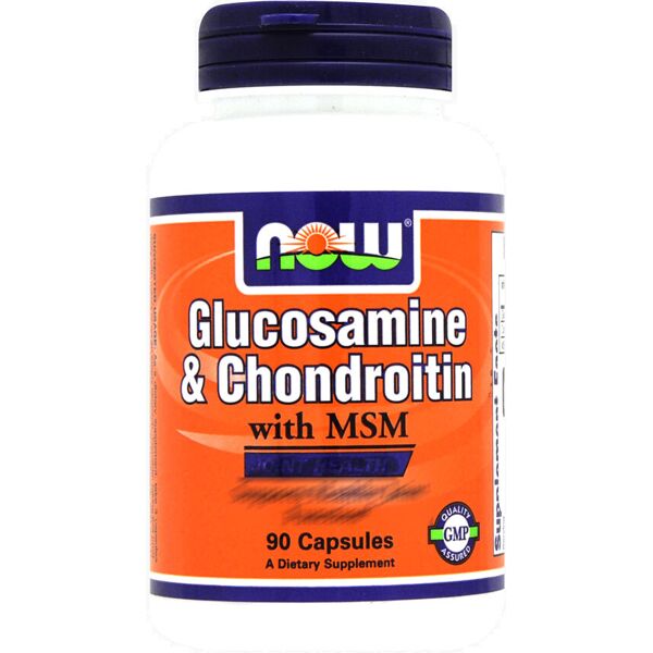 now foods glucosamine & chondroitin with msm 90 capsule