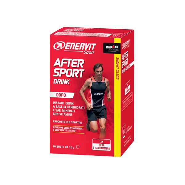 enervit after sport drink 10 buste da 15 grammi limone