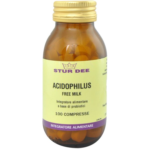 stur dee acidophilus free milk 100 compresse