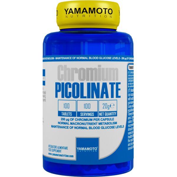 yamamoto nutrition chromium picolinate 100 compresse