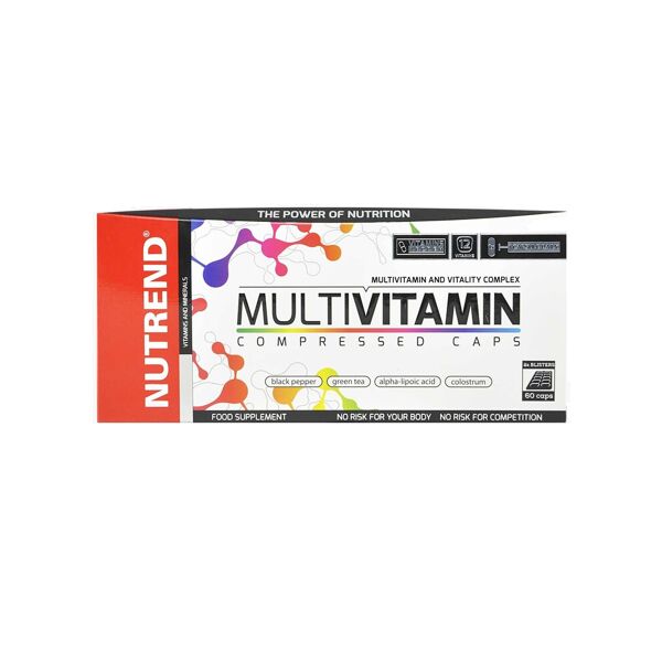 nutrend multivitamin compressed caps 60 capsule