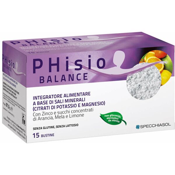 specchiasol phisio balance 15 bustine da 6,5 grammi