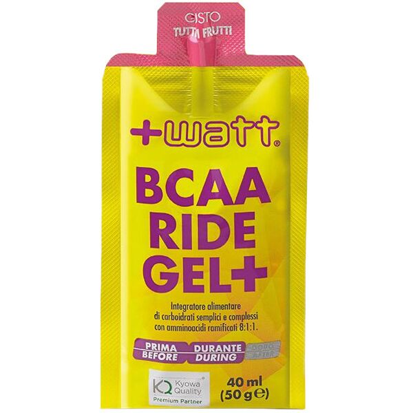 +watt bcaa ride gel+ 1 gel da 40ml tutti i frutti