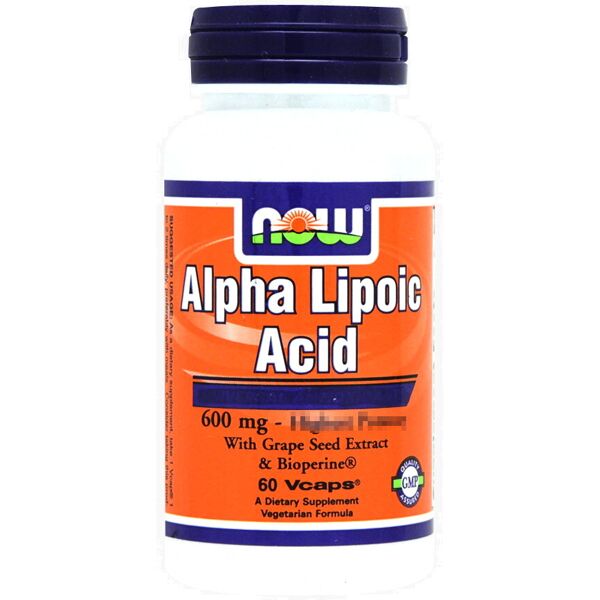 now foods alpha lipoic acid 600mg 60 capsule