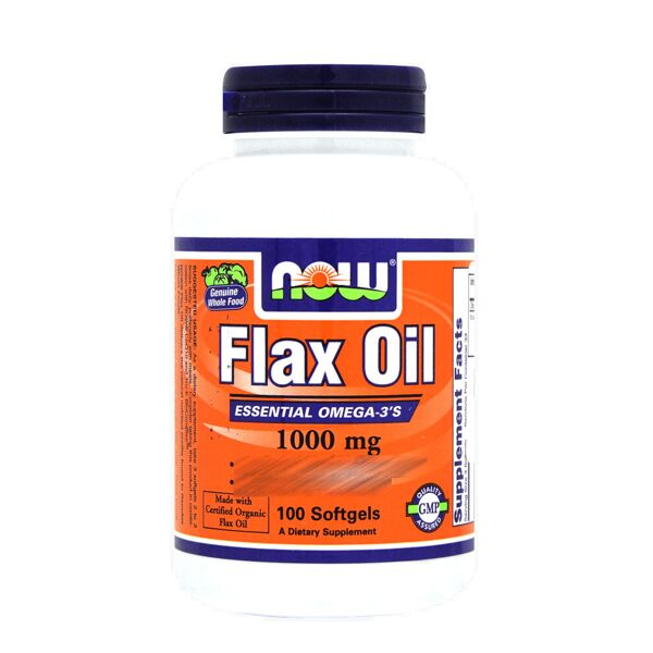 now foods flax oil 100 capsule
