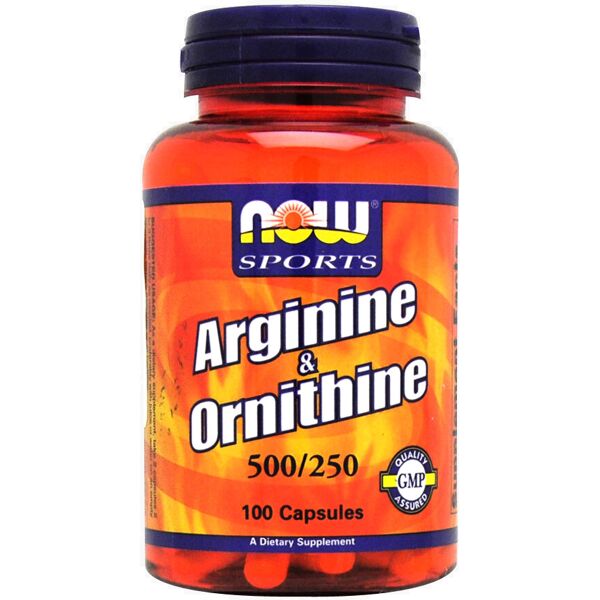 now foods arginine & ornithine 100 capsule