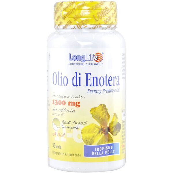 long life olio di enotera 1300mg 50 perle