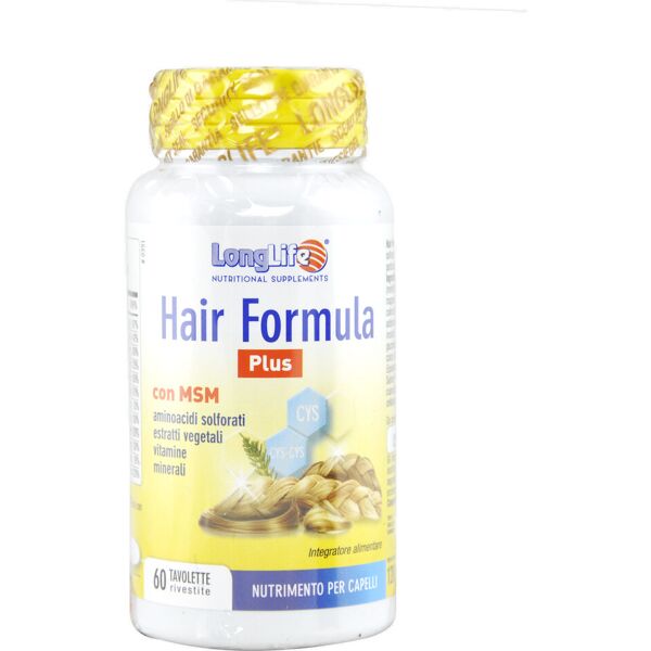 long life hair formula plus 60 tavolette