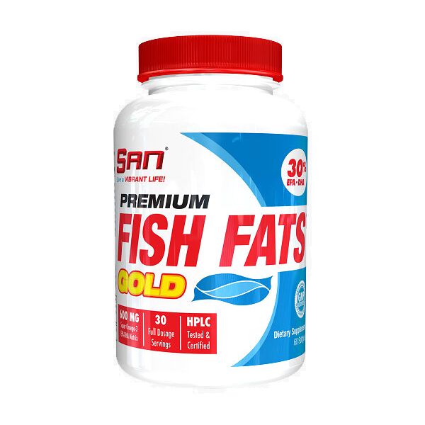 san nutrition premium fish fats gold 60 perle