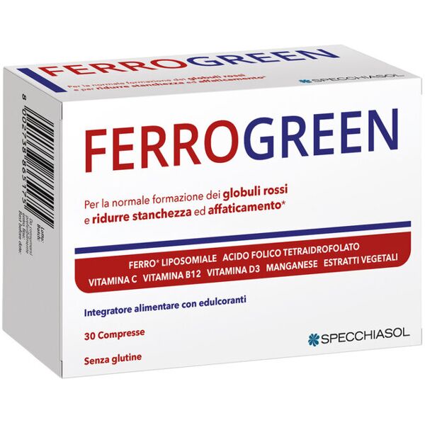 specchiasol ferrogreen plus ferro+ 30 compresse