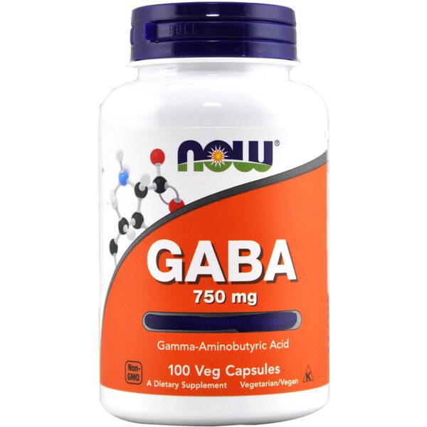 now foods gaba 100 capsule vegetali