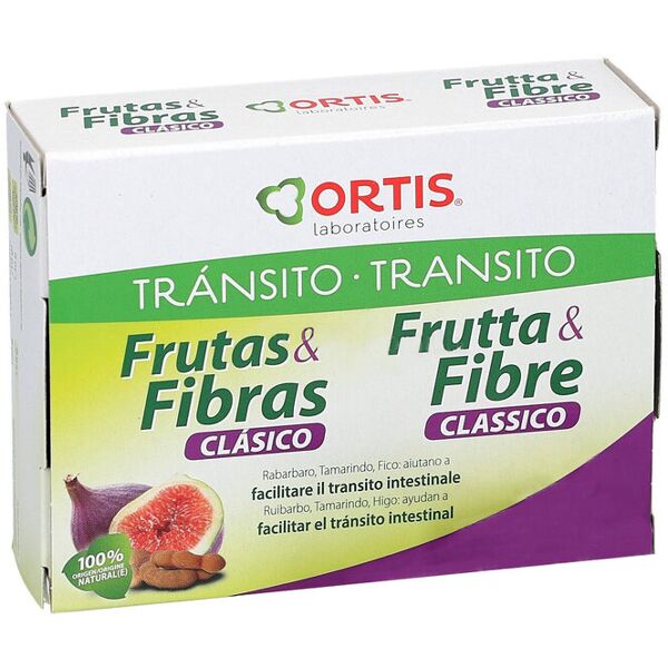 cabassi & giuriati ortis - frutta & fibre classico 24 tavolette masticabili