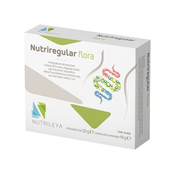 nutrileya nutriregular flora 14 bustine da 3.5g