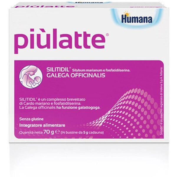 humana piùlatte 14 bustine da 5 grammi