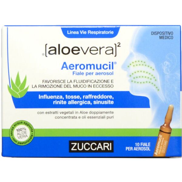 zuccari [aloevera]2 - aeromucil 10 fiale da 5ml