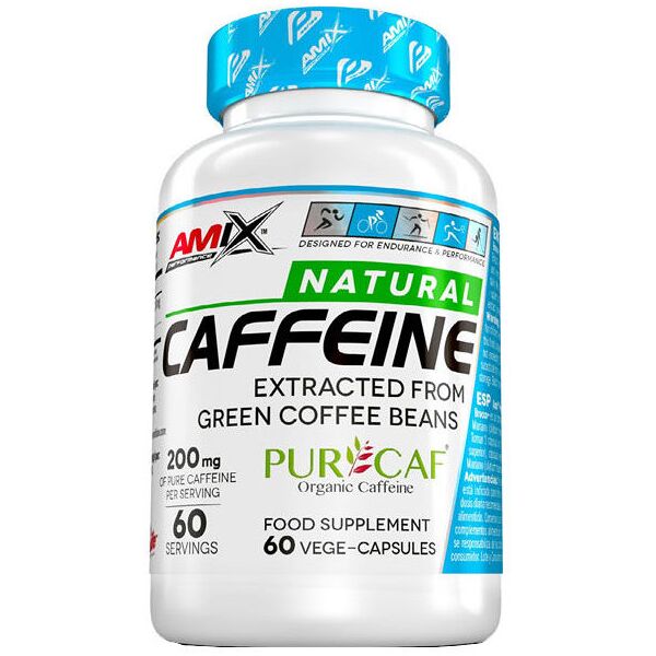 amix natural caffeine 60 capsule vegetali