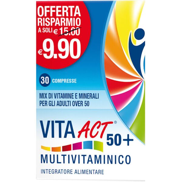 linea act vita act 50+ multivit 30 compresse