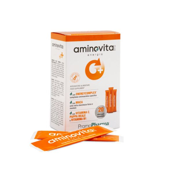 promopharma aminovita plus - energia 20 stick da 2 grammi
