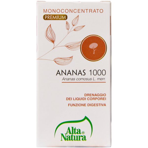 alta natura terra nata - ananas 1000 30 compresse da 950mg