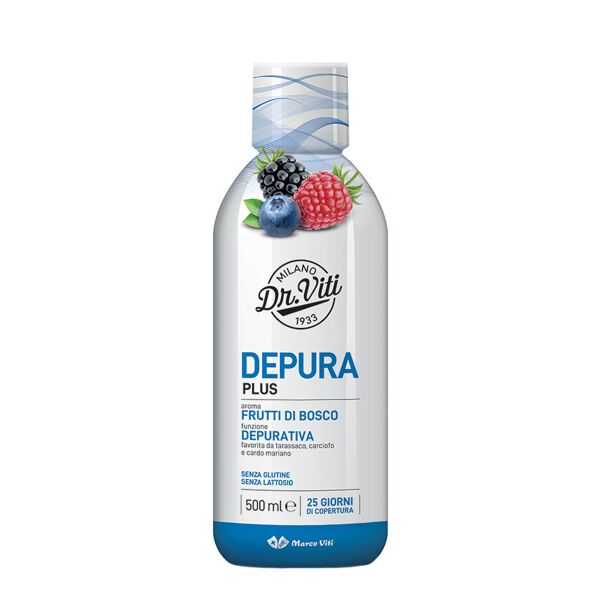 marco viti dr. viti - depurativo plus 500ml frutti di bosco