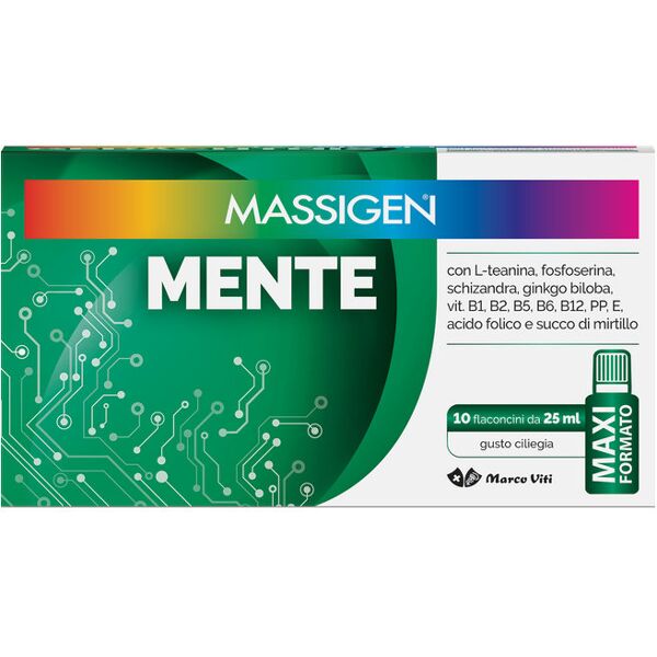 massigen mente 10 flaconcini da 25 ml ciliegia