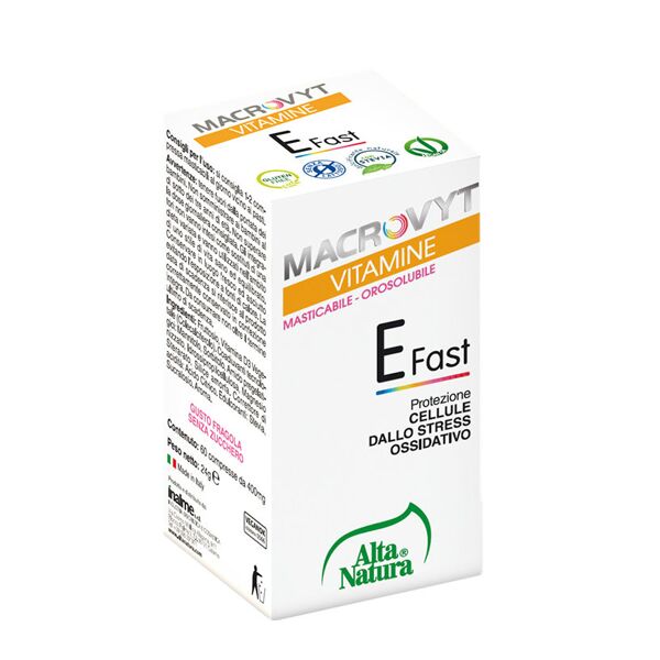 alta natura macrovyt - vitamine e fast 40 compresse da 500 mg