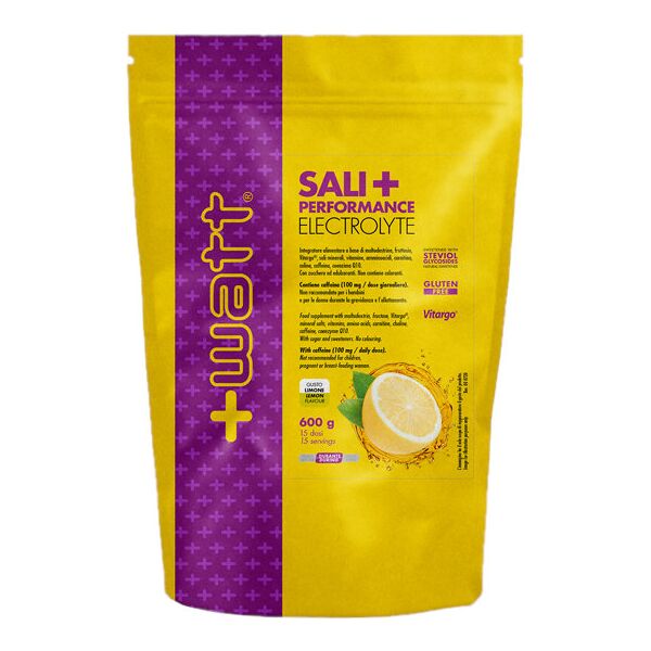 +watt sali+ performance electrolyte 600 grammi limone