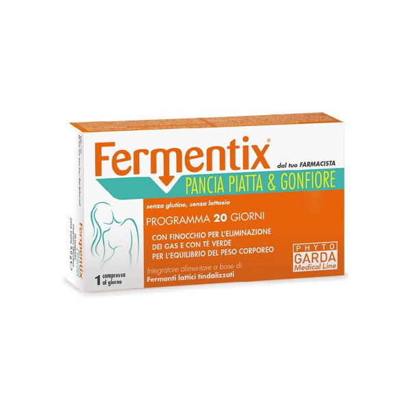 phyto garda fermentix - pancia piatta & gonfiore 20 compresse