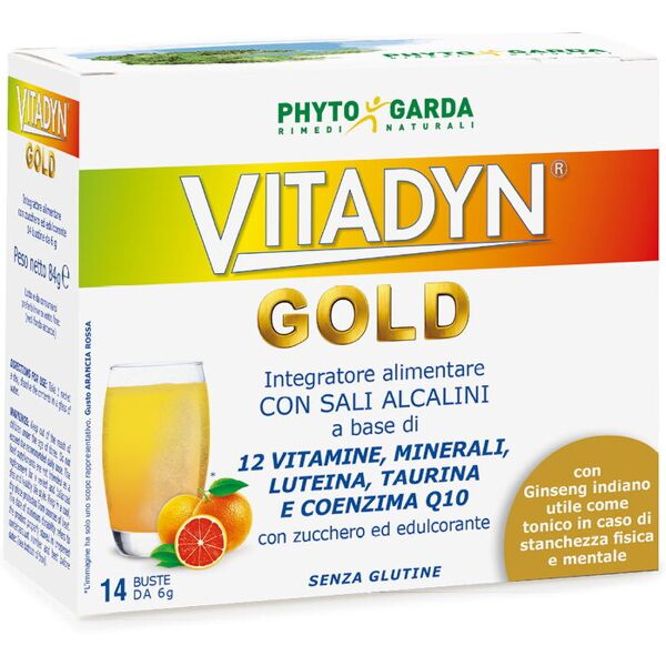 phyto garda vitadyn - gold 14 bustine da 6 grammi arancia rossa