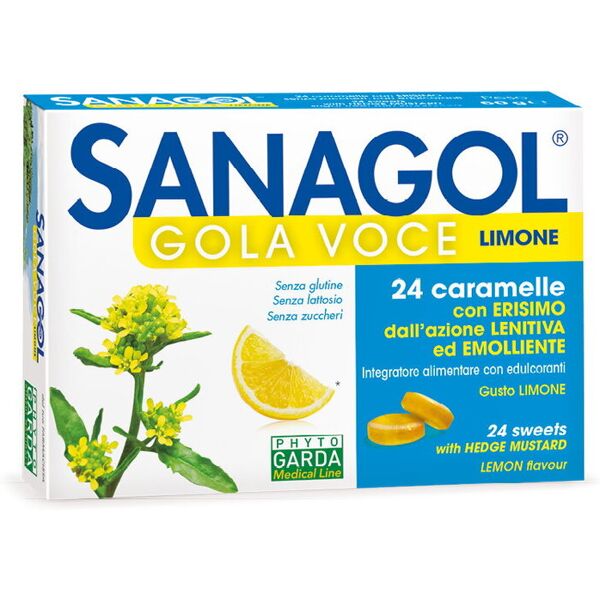 phyto garda sanagol - gola voce 24 caramelle limone