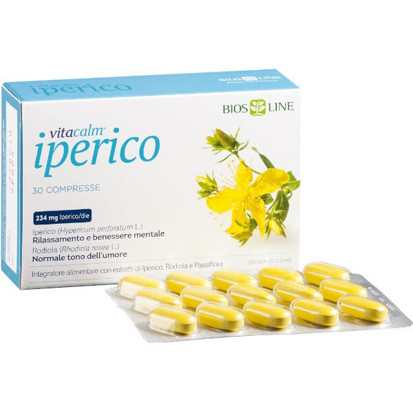 bios line vitacalm - iperico 30 compresse