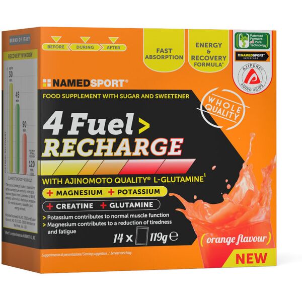 named sport 4 fuel> recharge 14 buste da 8,5 grammi arancia