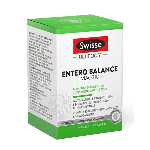 swisse ultiboost - entero balance viaggio 10 bustine solubili