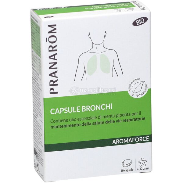 pranarom aromaforce - capsule bronchi 30 capsule