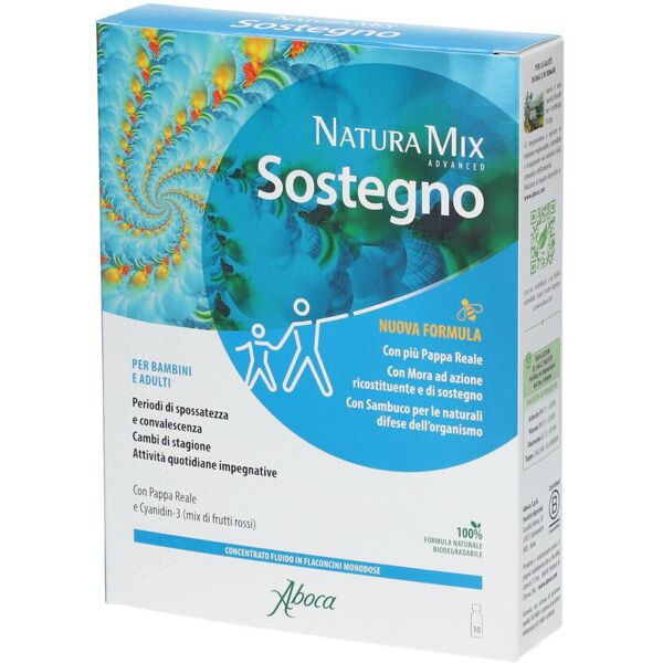 aboca natura mix advanced - sostegno 10 flaconcini