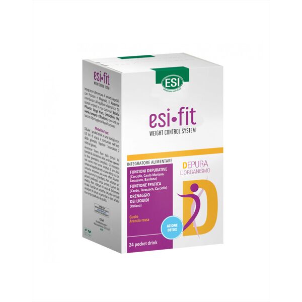 esi-fit - depura - azione detox 24 pocket drink