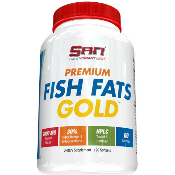 san nutrition premium fish fats gold 120 perle