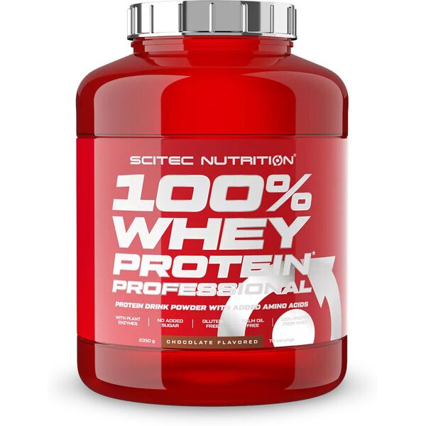 scitec nutrition 100% whey protein professional 2350 grammi fragola cioccolato bianco