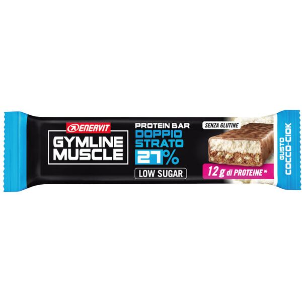 enervit gymline muscle protein bar 27% 1 barretta da 45 grammi gianduia