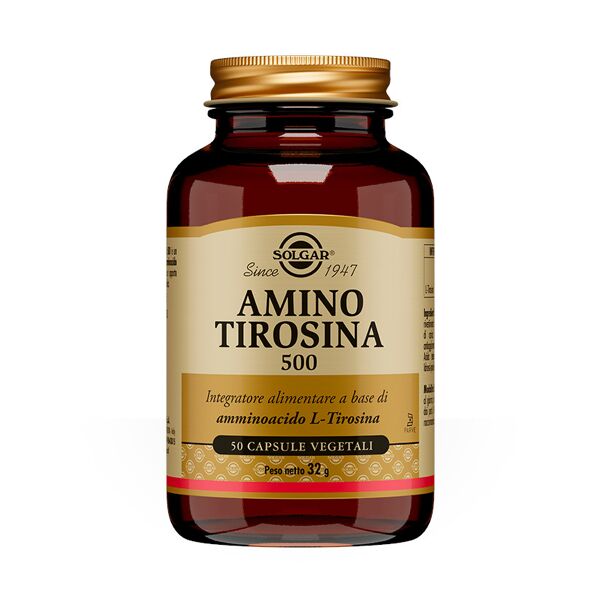 solgar amino tirosina 500 50 capsule vegetali